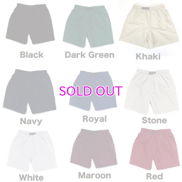 画像14: upriseMARKET Embroidery Logo Nylon Baggy Shorts (14)