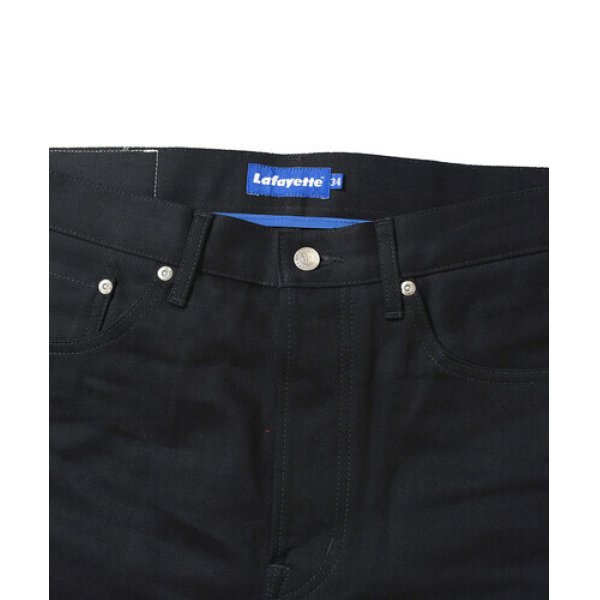 画像2: Lafayette 5 POCKET BLACK DENIM PANTS STANDARD FIT (2)