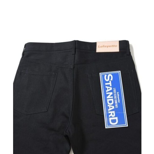 画像9: Lafayette 5 POCKET BLACK DENIM PANTS STANDARD FIT (9)