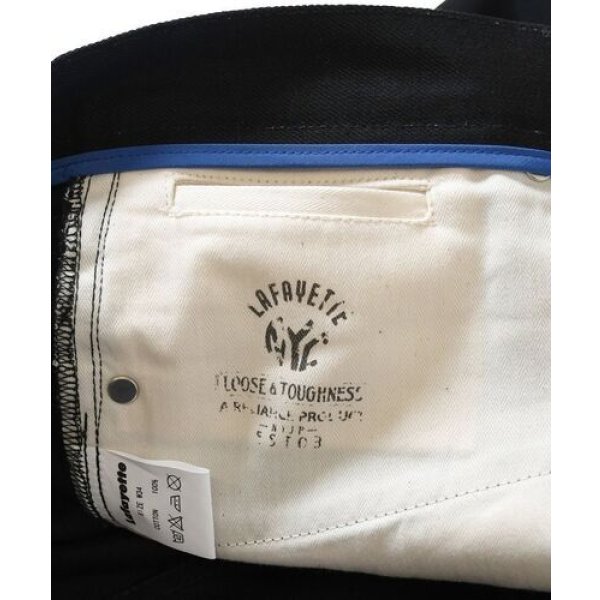 画像5: Lafayette 5 POCKET BLACK DENIM PANTS STANDARD FIT (5)