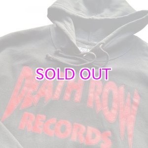 画像: DEATH ROW RECORDS LOGO PULL OVER FLEECE HOODIE