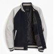 画像2: J.Crew Primaloft Letterman Jacket in Wool  (2)