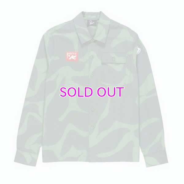 画像1: by Parra Bird Camo Shirt  (1)