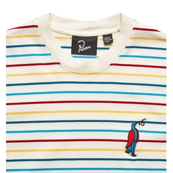 画像2: by parra Staring Striped Tee (2)