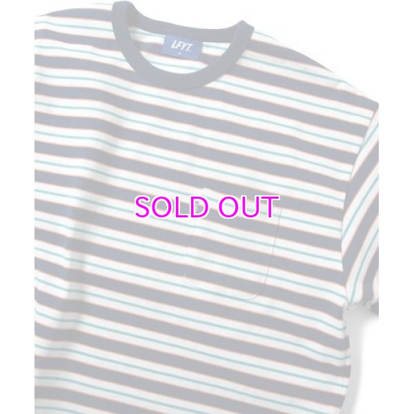 画像2: LFYT MULTI STRIPED POCKET TEE (2)