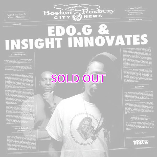 画像1: EDO.G & INSIGHT INNOVATES  "LP" (1)