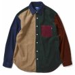 画像1: LFYT / L LOGO BIG SILHOUETTE CORDUROY SHIRT (1)