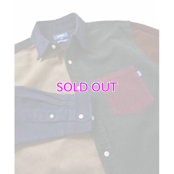 画像2: LFYT / L LOGO BIG SILHOUETTE CORDUROY SHIRT (2)