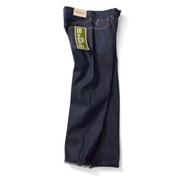 画像5: LAFAYETTE 5 POCKET SELVAGE DENIM PANTS - BAGGIE FIT -  (5)