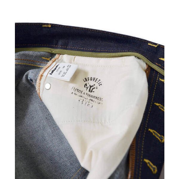画像3: LAFAYETTE 5 POCKET SELVAGE DENIM PANTS - BAGGIE FIT -  (3)