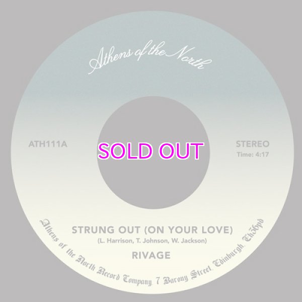 画像1: RIVAGE / STRUNG OUT ON YOUR LOVE / ALL MY LOVE FOR YOU 7" (1)