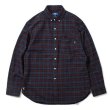 画像1: LFYT / L LOGO BIG SILHOUETTE PLAID SHIRT  (1)