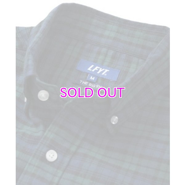 画像2: LFYT / L LOGO BIG SILHOUETTE PLAID SHIRT  (2)