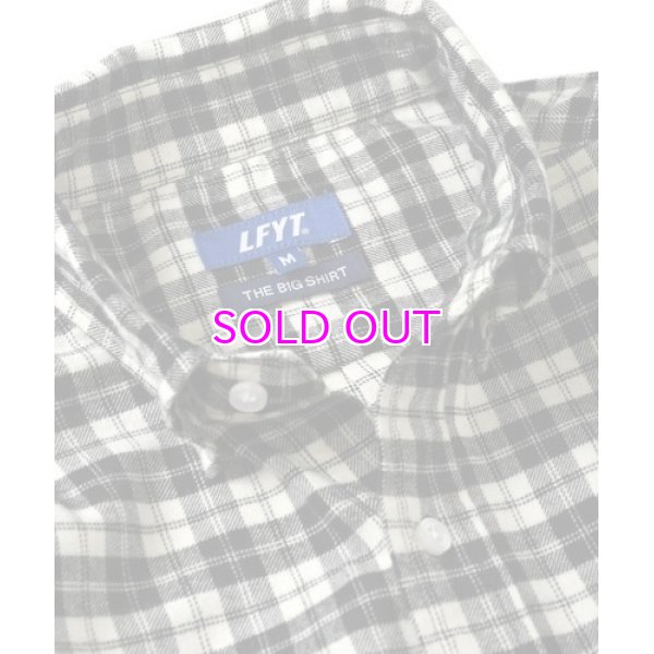 画像2: LFYT / L LOGO BIG SILHOUETTE PLAID SHIRT  (2)