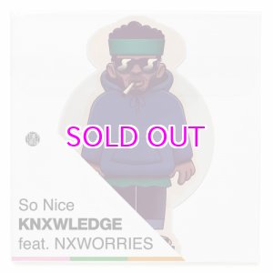 画像:  KNX / KNXWLEDGE ノレッジ / SO NICE FEAT. NXWORRIES (PICTURE VINYL) 