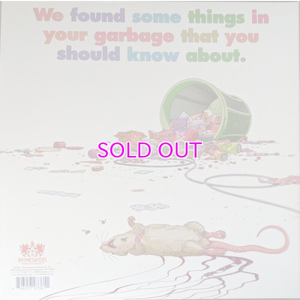 画像2: AESOP ROCK & BLOCKHEAD / GARBOLOGY "LP" (randomly colored vinyl) (2)