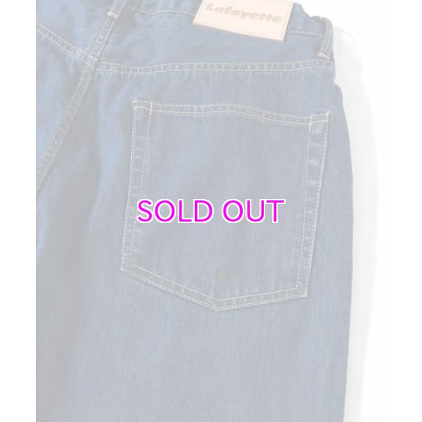 画像6: LAFAYETTE 5 POCKET SELVAGE DENIM PANTS - BAGGIE FIT -  (6)