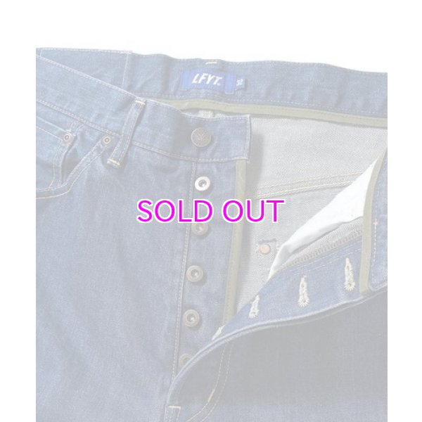 画像3: LAFAYETTE 5 POCKET SELVAGE DENIM PANTS - BAGGIE FIT -  (3)