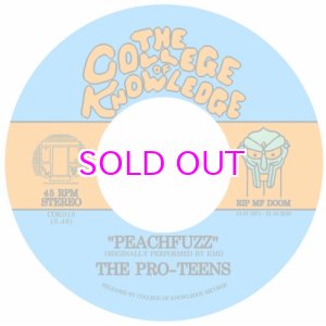 画像: THE PRO-TEENS / PEACHFUZZ b/w ONE BEER  7"