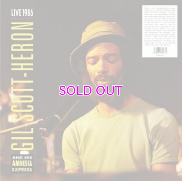 画像1: Gil Scott-Heron And His Amnesia Express / LIVE 1986 "LP" (1)