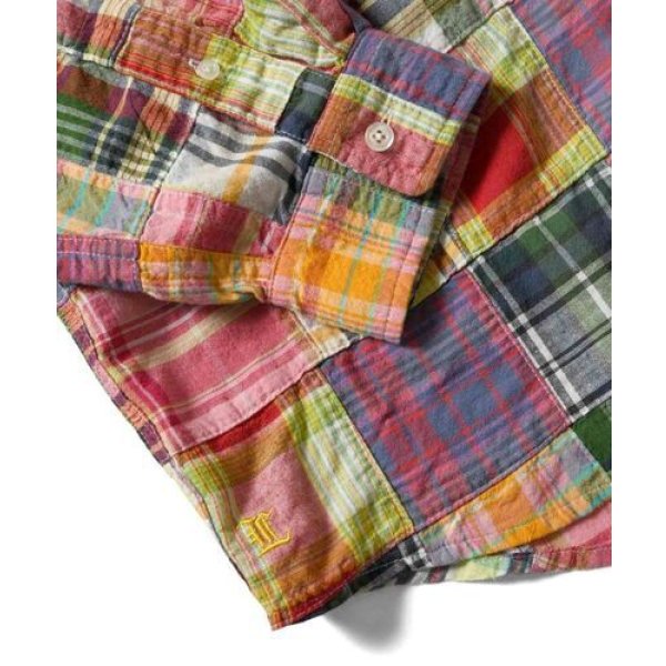 画像3: LFYT PATCHWORK BIG SILHOUETTE SHIRT (3)