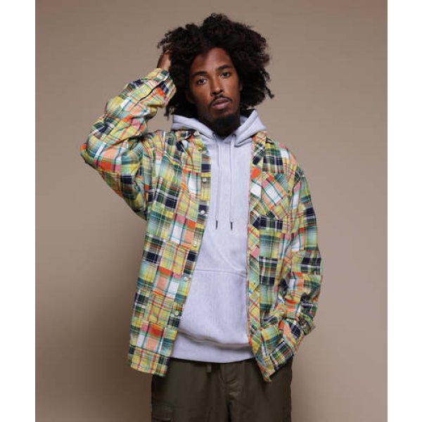画像5: LFYT PATCHWORK BIG SILHOUETTE SHIRT (5)