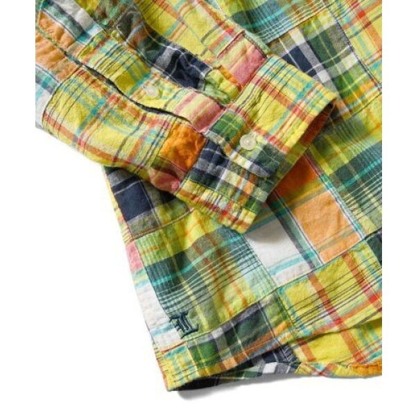 画像3: LFYT PATCHWORK BIG SILHOUETTE SHIRT (3)
