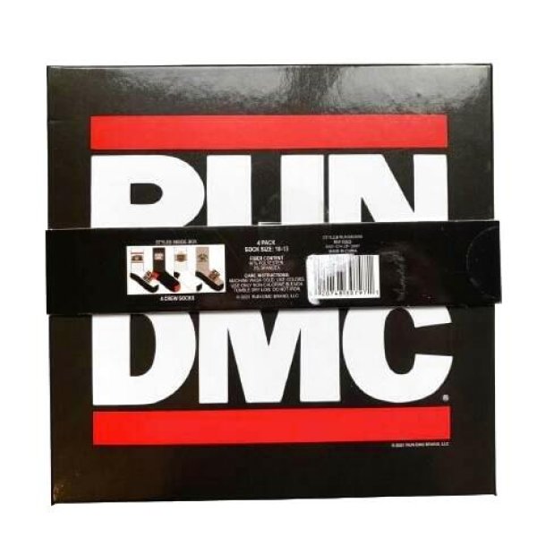 画像2: RUN DMC 4 Pack Mens Crew Socks (2)