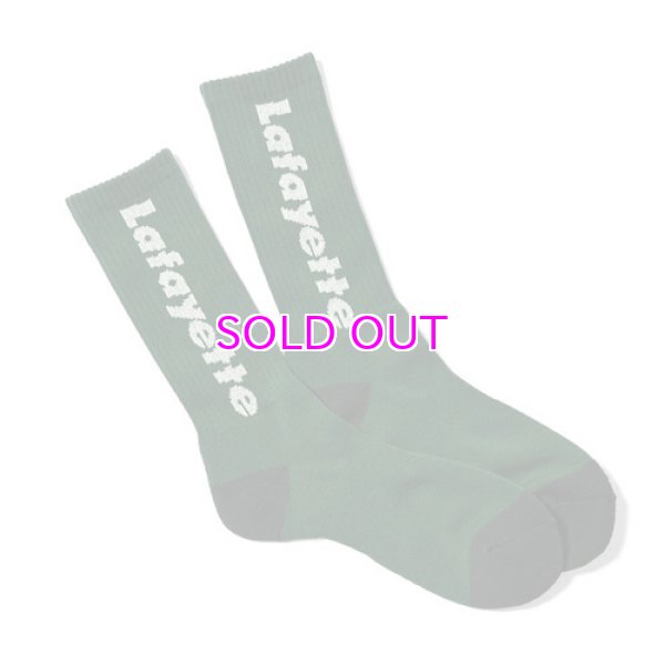 画像1: LFYT Lafayette LOGO CREW SOCKS  (1)