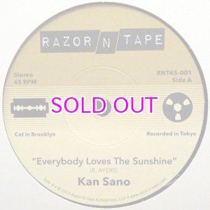 画像: KAN SANO / EVERYBODY LOVES THE SUNSHINE  7"