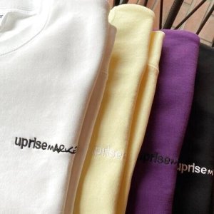 画像: upriseMARKET "og embroidery logo crew sweat"