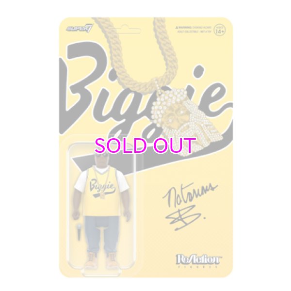 画像1: NOTORIOUS B.I.G. REACTION FIGURES WAVE 04 - NOTORIOUS B.I.G. (YELLOW JERSEY) (1)