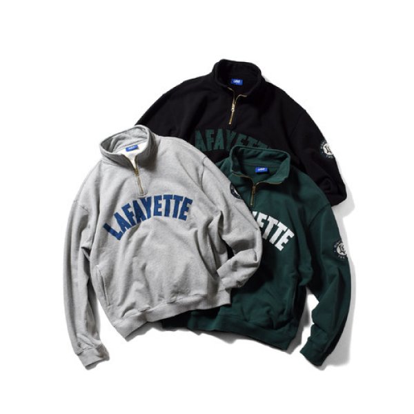 画像1: LFYT / ARCH LOGO HALFZIP SWEATSHIRT (1)