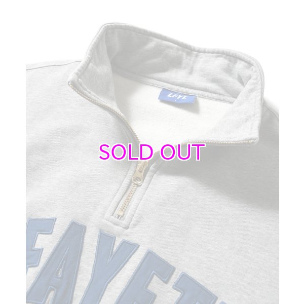 画像4: LFYT / ARCH LOGO HALFZIP SWEATSHIRT (4)