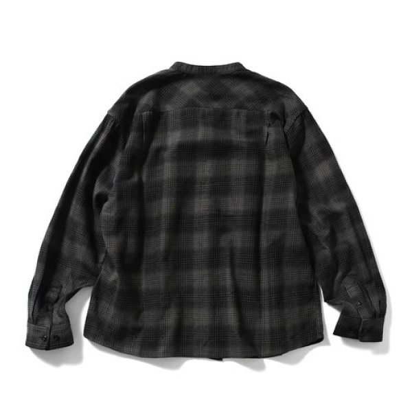 画像5: LFYT / NEP TWILL CHECK BAND COLLAR SHIRT (5)