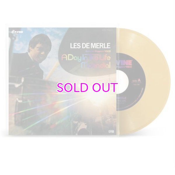 画像1: LES DEMERLE / A Day In The Life / Moondial 7" (1)