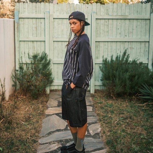 画像12: LFYT - PINSTRIPE RAGLAN SLEEVE TEE  (12)