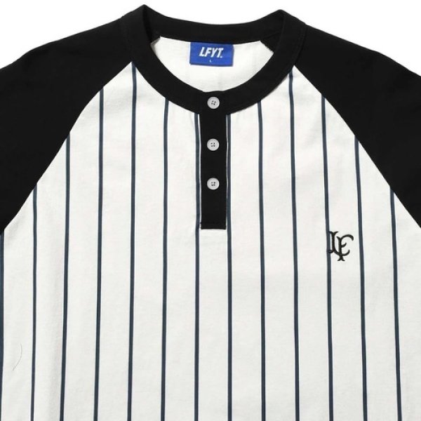 画像6: LFYT - PINSTRIPE RAGLAN SLEEVE TEE  (6)