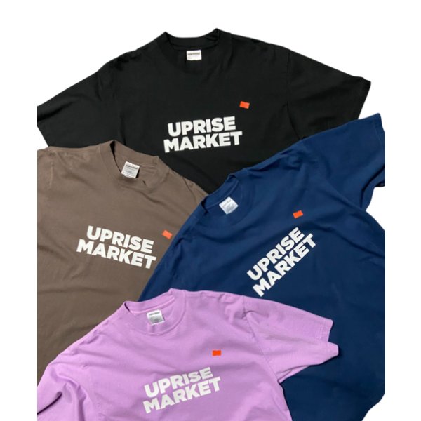 画像1: upriseMARKET / Standard Logo +Tag Garment Dye Tee (1)