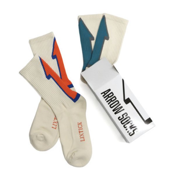 画像1: LIXTICK ARROW SOCKS 2PACK (1)