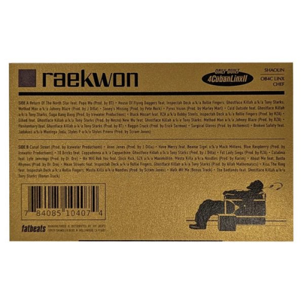 画像2: RAEKWON / ONLY BUILT 4 CUBAN LINX... PART II  "CASSETTE TAPE" (2)