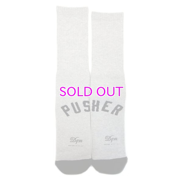 画像1: DQM PUSHER SPLIT JACQUARD CREW SOCK (1)