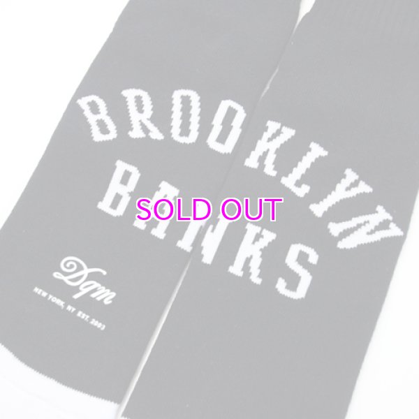 画像2: DQM BROOKLYN BANKS SPLIT JACQUARD CREW SOCK (2)