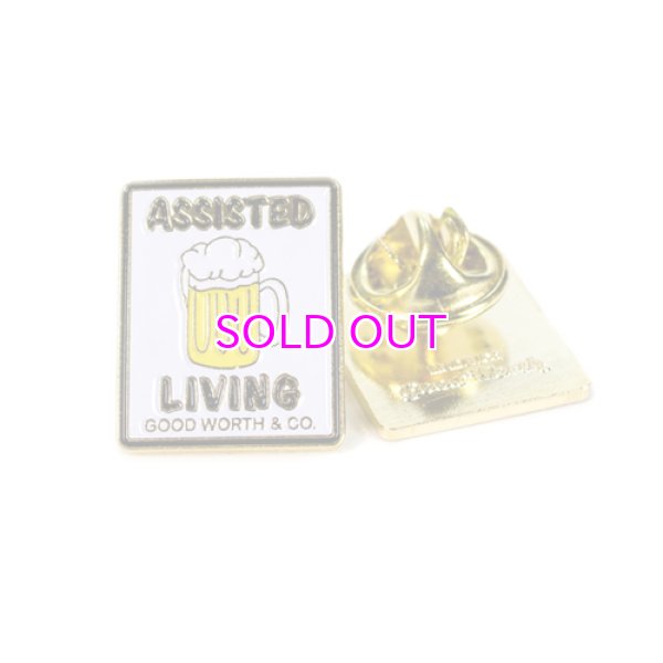 画像1: GOOD WORTH & CO. ASSISTED LIVING BEER PIN (1)