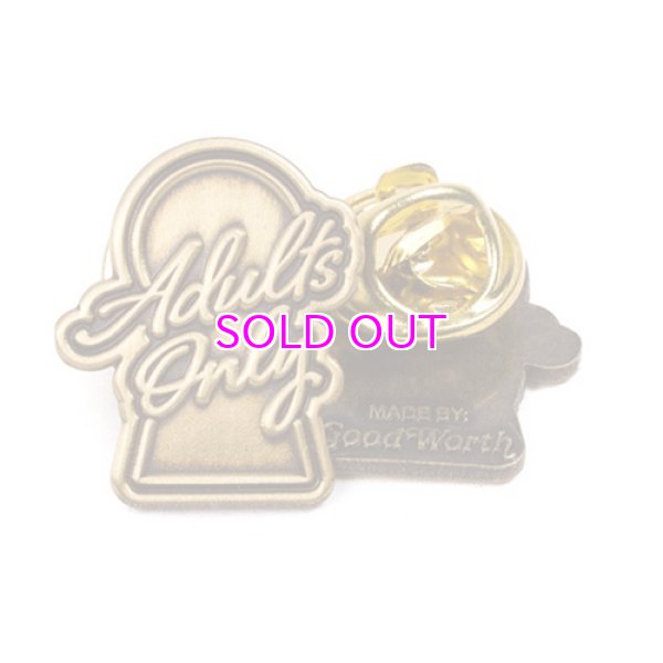 画像1: GOOD WORTH & CO ADULTS ONLY PIN (1)