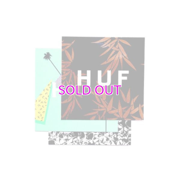 画像1: HUF BOX LOGO STICKER PACK  (1)