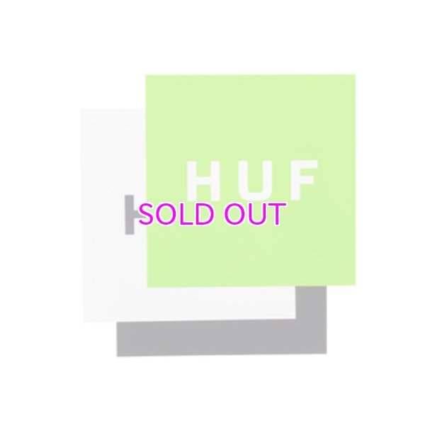 画像1: HUF BOX LOGO STICKER PACK  (1)