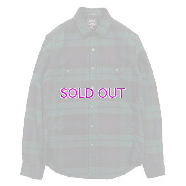 画像1: J.CREW SLIM PLAID FLANNEL SHIRT (1)