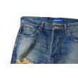 画像4: Lafayette 5 POCKET SELVAGE WASHED DENIM SHORTS - STANDARD FIT - (4)