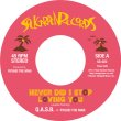 画像1:  Q.A.S.B. + RYUHEI THE MAN / NEVER DID I STOP LOVING YOU / 7" (1)